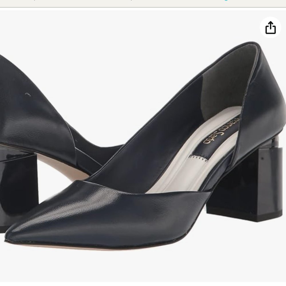 Franco Sarto Women's Lucy Pumps, Navy Blue, Size 9